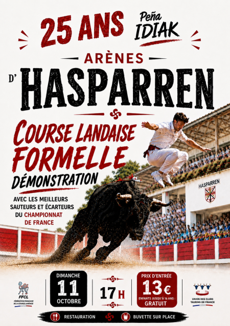 Course de vaches landaises 