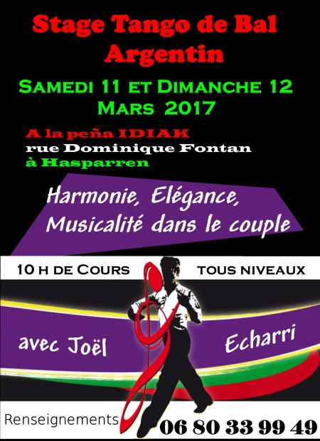 Stage Tango Milonguero